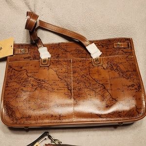 Patrisha Nash signature map purse and wallet